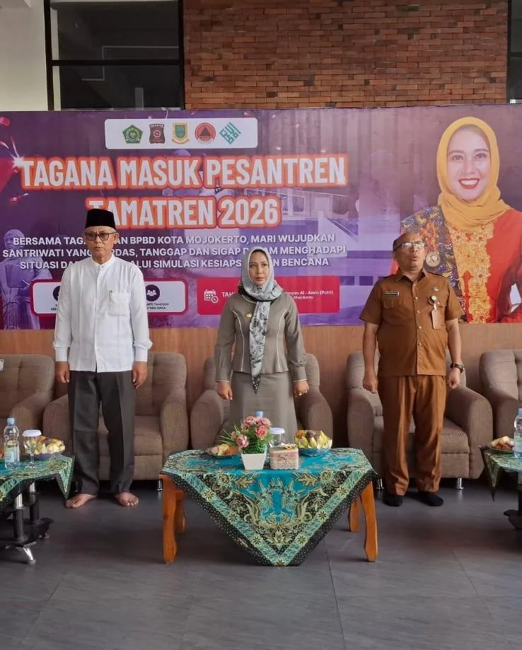 Santri Putri Al-Amin Mojokerto Ikuti Edukasi dan Simulasi Kebencanaan dalam TAMATREN 2026