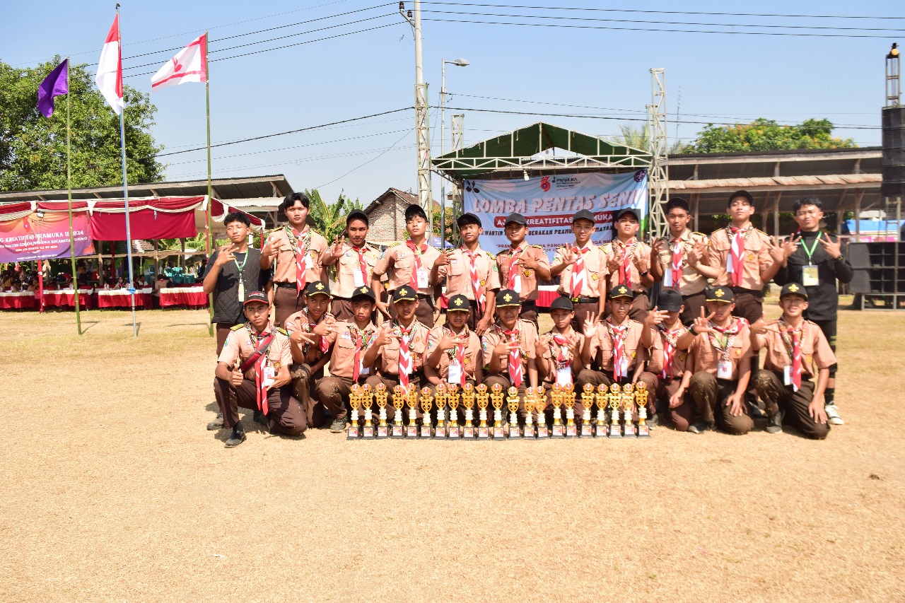 MA PESANTREN AL-AMIN KEMBALI RAIH JUARA UMUM PERINGATAN HUT PRAMUKA KE 63